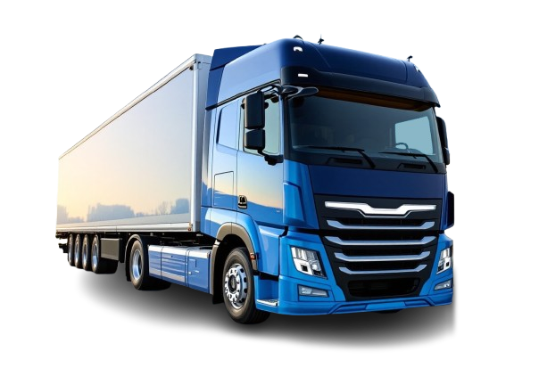 Blauer LKW