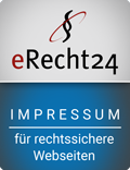 Siegel E-Recht 24 Impressum